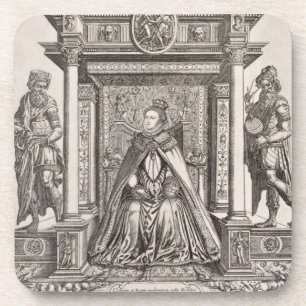 Queen Elizabeth I (1533-1603) as Patron of Geograp Coaster