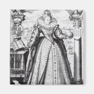 Queen Elizabeth I  1596 Magnet