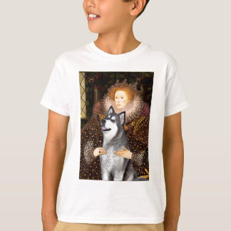 Queen Elizabeth I - Alaskan Malamute T-Shirt