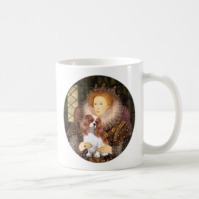 Queen Elizabeth I - Blenheim Cavalier Coffee Mug (Right)