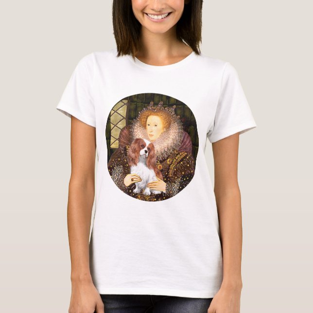 Queen Elizabeth I - Blenheim Cavalier T-Shirt (Front)