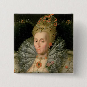 Queen Elizabeth I (bust length portrait) (see also 15 Cm Square Badge