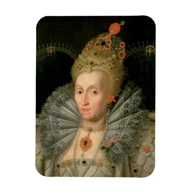 Queen Elizabeth I (bust length portrait) (see also Magnet (Vertical)