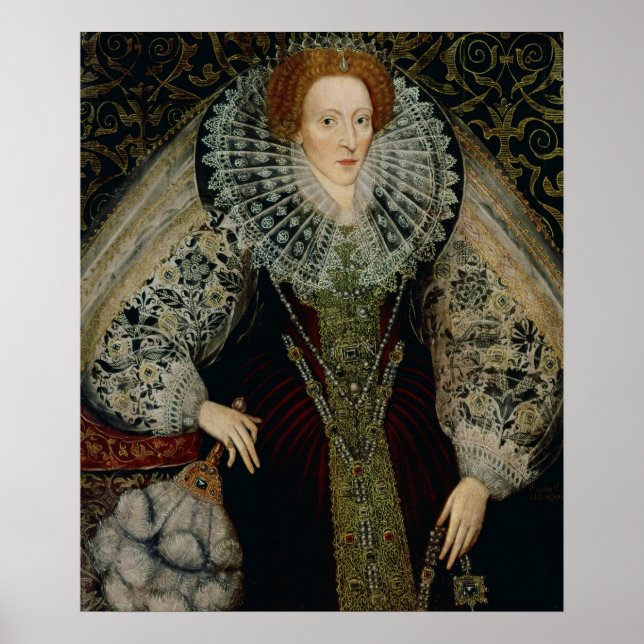 Queen Elizabeth I, c.1585-90 Poster (Front)