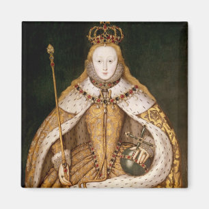 Queen Elizabeth I in Coronation Robes Magnet