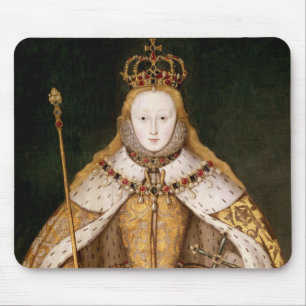 Queen Elizabeth I in Coronation Robes Mouse Pad