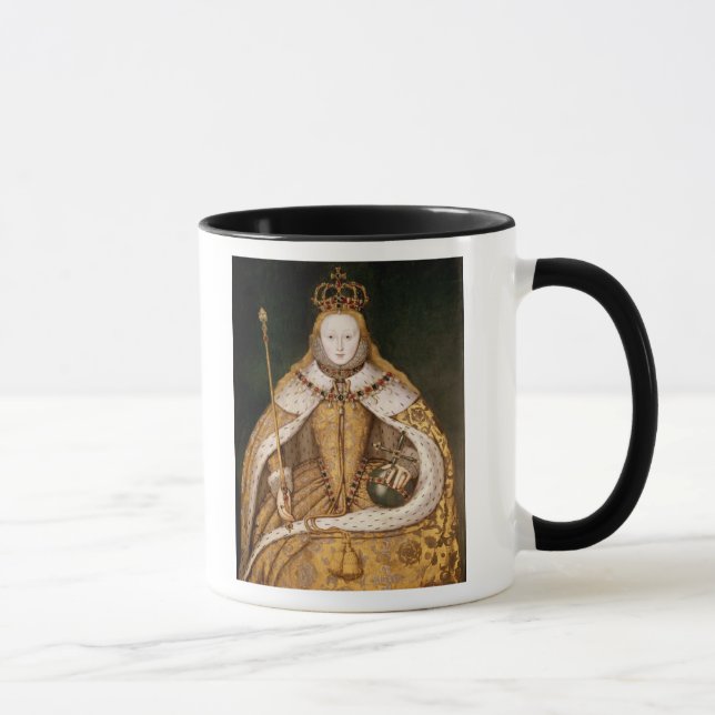 Queen Elizabeth I in Coronation Robes Mug (Right)