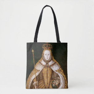 Queen Elizabeth I in Coronation Robes Tote Bag