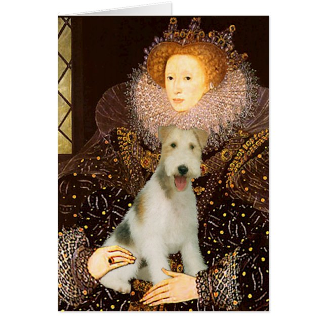 Queen Elizabeth I - Wire Fox Terrier #1 (Front)