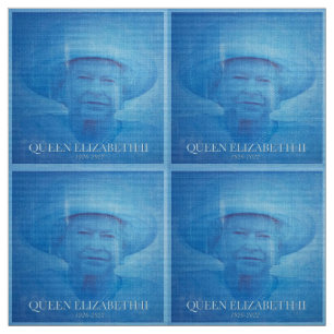 Queen Elizabeth II 1926-2022 Fabric