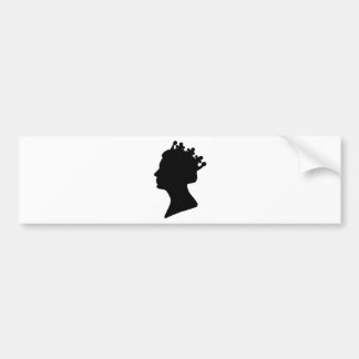 Queen Elizabeth II Bumper Sticker