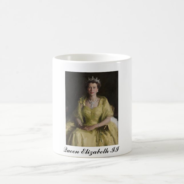 Queen Elizabeth II Coffee Mug (Center)