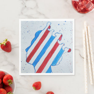 Queen Elizabeth II Jubilee Platinum England UK Napkin