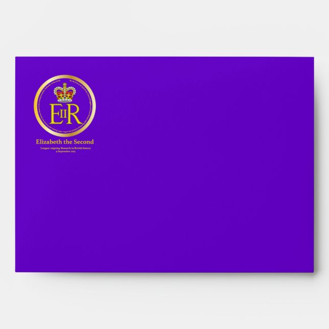 Queen Elizabeth II Reign Envelope (Front)