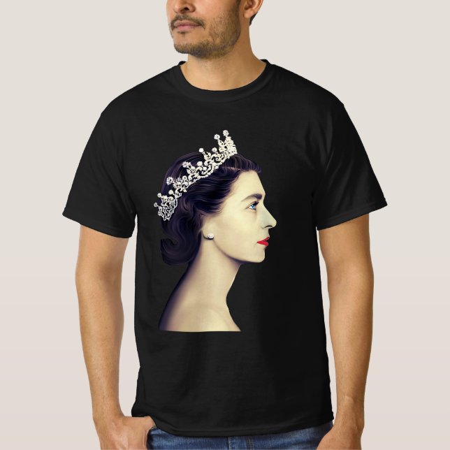 " Queen Elizabeth II - The Young Queen Jigsaw Puzz T-Shirt (Front)