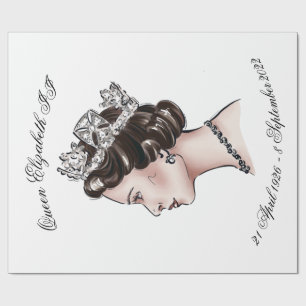 Queen Elizabeth II Wrapping Paper