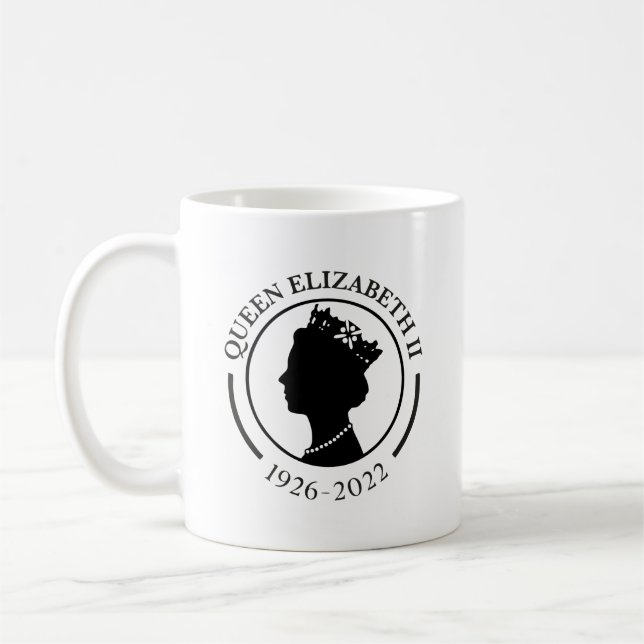Queen Elizabeth ll Commemorative Coffee Mug (Left)