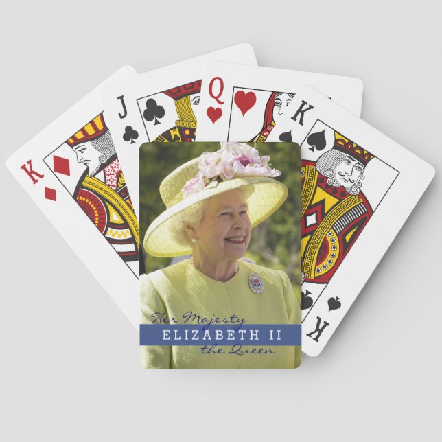 Queen Elizabeth of England Playing Cards (Back)