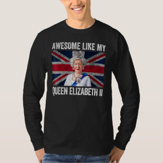 Queen Elizabeth's II British Crown Majesty Queen E T-Shirt