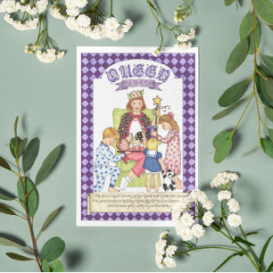 Queen for the Day Inspirational Postcard