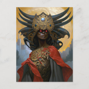 Queen Goddess Fantasy Art Postcard