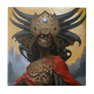 Queen Goddess Fantasy Art Tile
