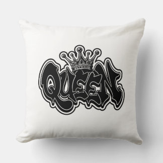 Queen Graffiti Design Cushion