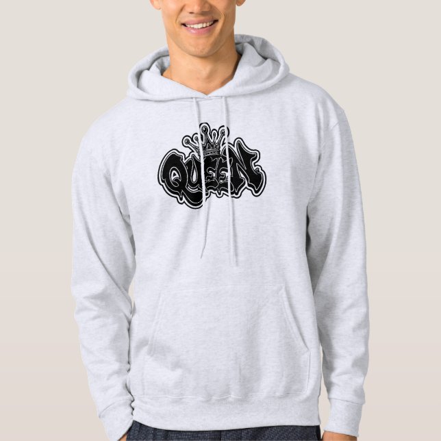 Queen Graffiti Design Hoodie (Front)
