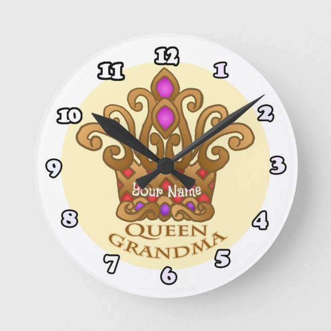 Queen  Grandma  clock  (Front)
