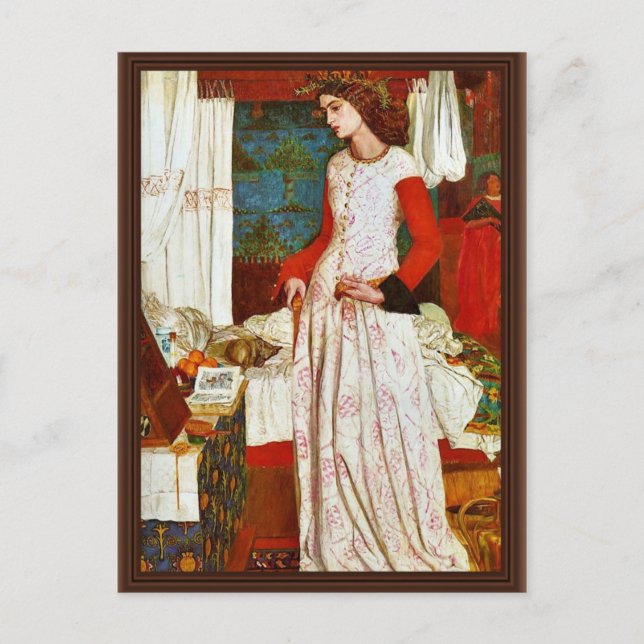 Queen Guinevere By William Morris (Best Quality) Postcard (Front)
