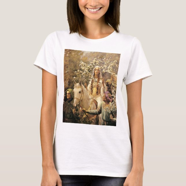 Queen Guinevere Maying T-shirt (Front)