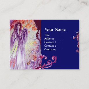 QUEEN GUINEVERE MONOGRAM BUSINESS CARD