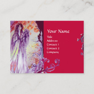 QUEEN GUINEVERE MONOGRAM BUSINESS CARD