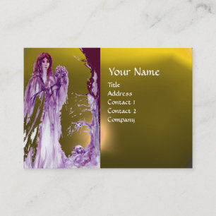 QUEEN GUINEVERE MONOGRAM BUSINESS CARD