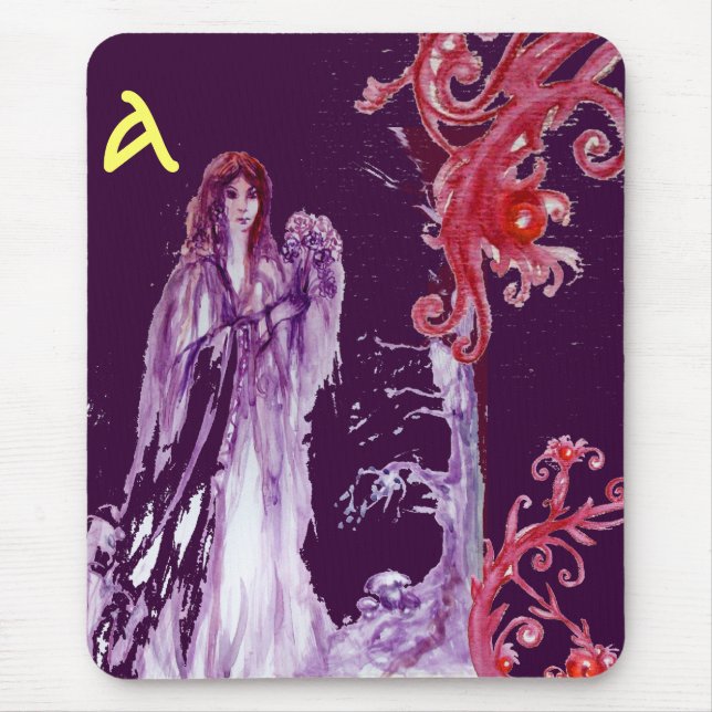 QUEEN GUINEVERE MONOGRAM MOUSE PAD (Front)