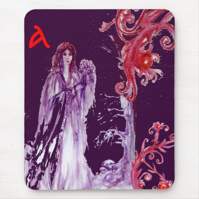QUEEN GUINEVERE MONOGRAM MOUSE PAD (Front)