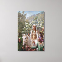 Queen Guinevere's Maying (by John Collier)