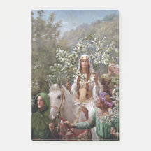 Queen Guinevere's Maying (by John Collier)
