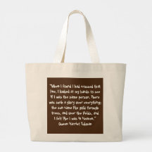 Queen Harriet Tubman Jumbo Double-sd Tote - When I