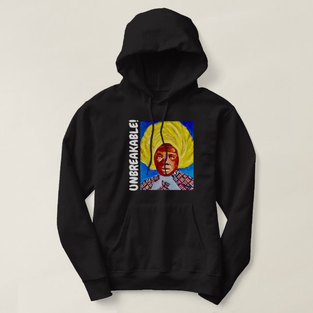 Queen Harriet Tubman Unbreakable Unisex Hoodie (Design Front)