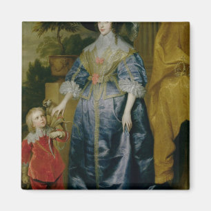 Queen Henrietta Maria and her dwarf Magnet