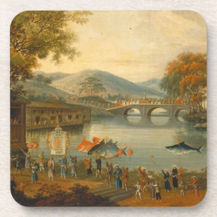 Queen Henrietta Maria with Sir Jeffrey Hudson, Coaster