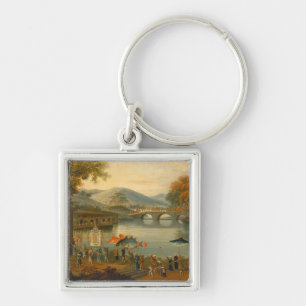Queen Henrietta Maria with Sir Jeffrey Hudson, Key Ring