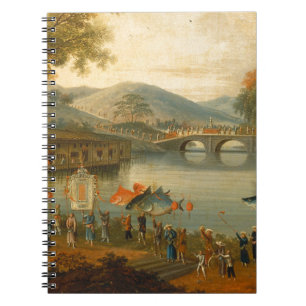 Queen Henrietta Maria with Sir Jeffrey Hudson, Spiral Notebook