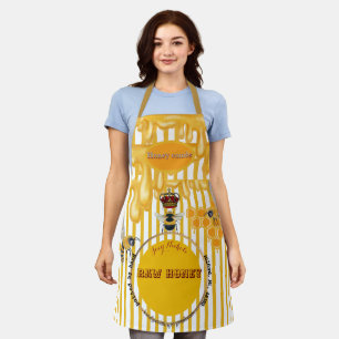queen honey bee apron