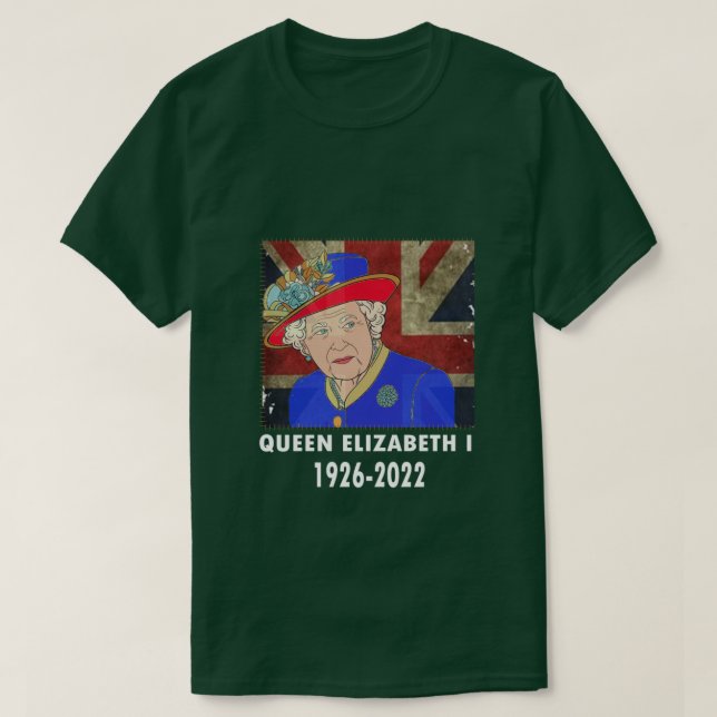 Queen II - ElizabethS England - Queen of England ( T-Shirt (Design Front)