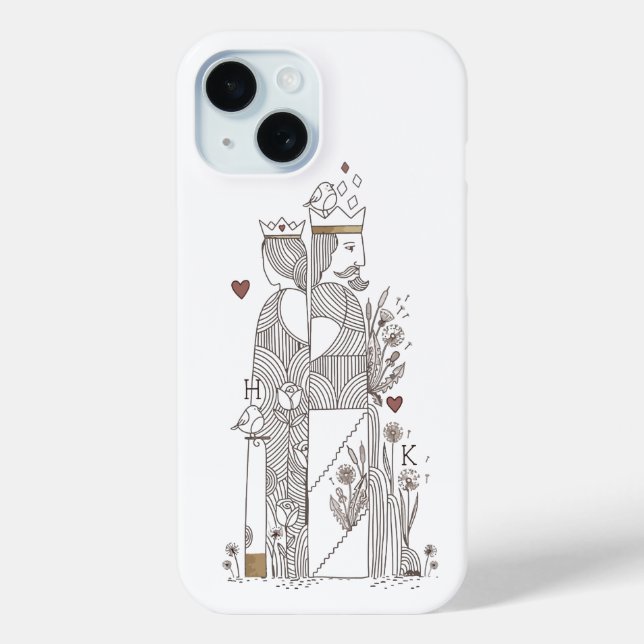 Queen+King Case-Mate iPhone Case (Back)