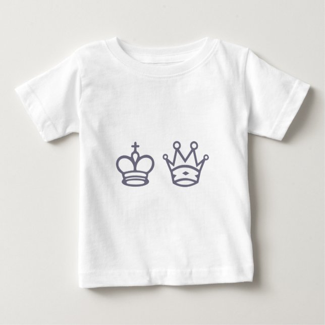 Queen king chess baby T-Shirt (Front)