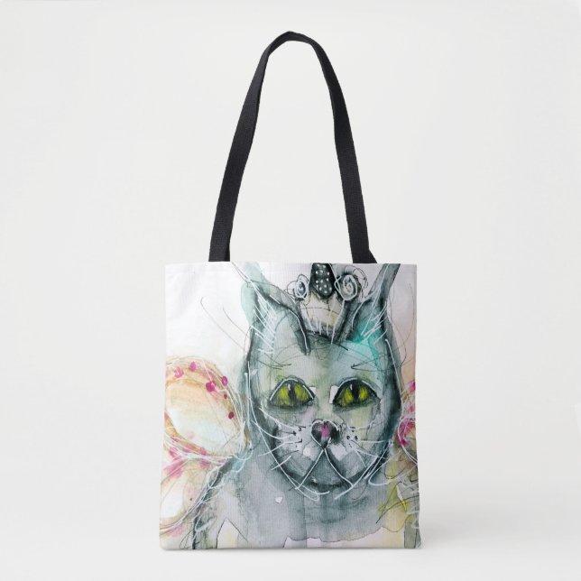 Queen Kitten Tote Bag (Front)