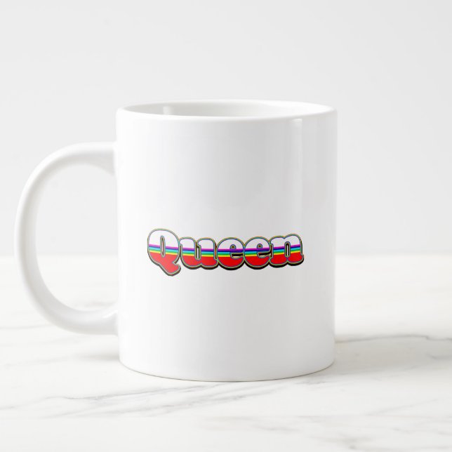 Queen Large Coffee Mug (Left)